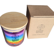 Load image into Gallery viewer, Earths Elements 7 Chakra Crystal Candle