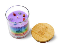 Load image into Gallery viewer, Earths Elements 7 Chakra Crystal Candle