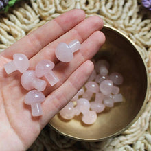 Load image into Gallery viewer, Rose Quartz Crystal Mushrooms
