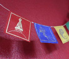 Load image into Gallery viewer, Buddhist Symbols Paper Prayer Flags