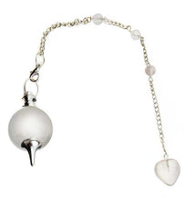 Load image into Gallery viewer, Clear Quartz Tear Drop Pendulum