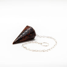 Load image into Gallery viewer, Mahogany Obsidian Pendulum