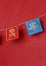 Load image into Gallery viewer, Lucky Symbols Lokta Paper Mini Prayer Flags
