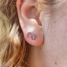 Load image into Gallery viewer, Pot Leaf Post Earrings