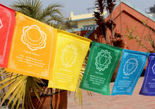Load image into Gallery viewer, Seven Chakra Prayer Flag