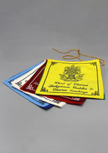 Load image into Gallery viewer, Tibetan Lucky Symbols Cotton Hemmed Prayer Flags