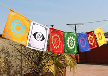 Load image into Gallery viewer, the seven chakra prayer flag 4
