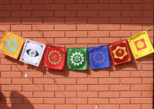 Load image into Gallery viewer, the seven chakra prayer flag 3