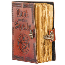 Load image into Gallery viewer, Book of Spells Leather Journal
