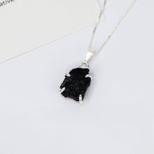 Load image into Gallery viewer, Raw Black Tourmaline Necklace
