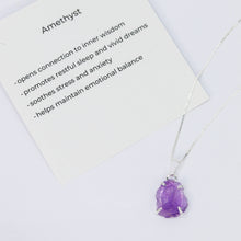 Load image into Gallery viewer, Raw Amethyst Necklace
