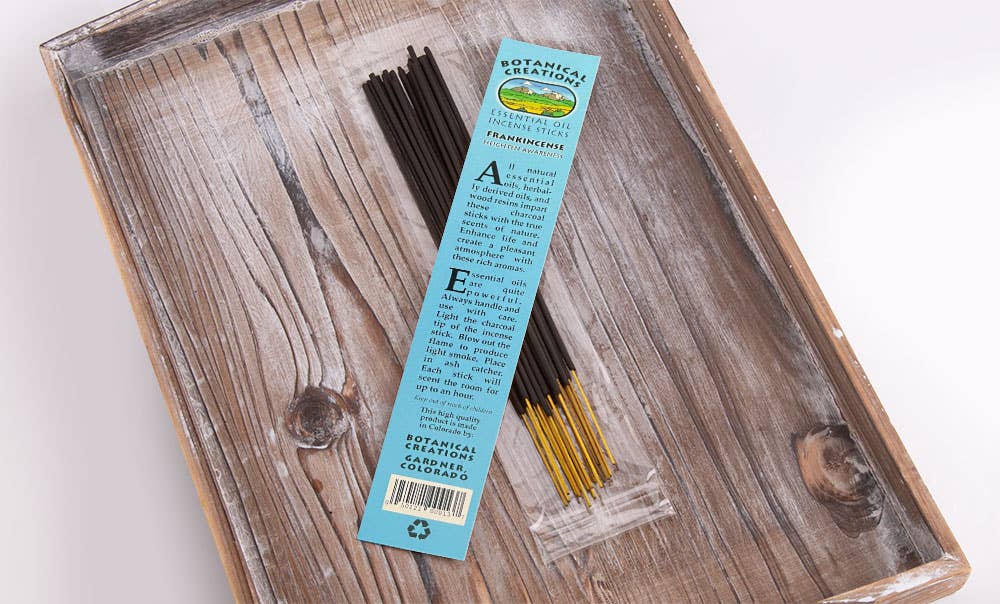 Frankincense Essential Oil Incense Sticks: Small