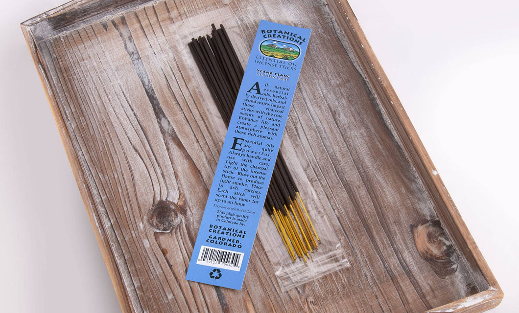 Ylang Ylang Essential Oil Incense Sticks: Small