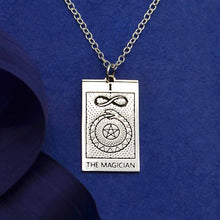 Load image into Gallery viewer, Magician Tarot Card Necklace
