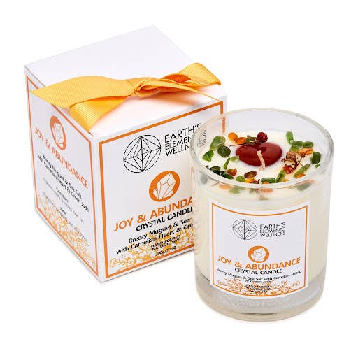 Earths Elements Wellness Joy & Abundance  Candle