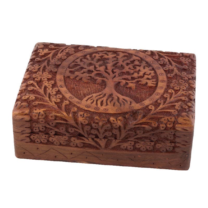 Floral Tree Of Life Box