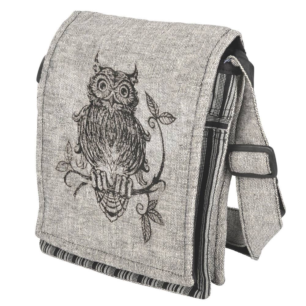 Owl Crossbody With Flap Closure