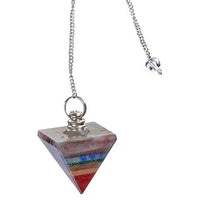 Load image into Gallery viewer, Chakra Pyramid Pendulum
