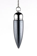 Load image into Gallery viewer, Hematite Chamber Pendulum
