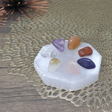 Load image into Gallery viewer, Hexagon Selenite Crystal Charging Plate
