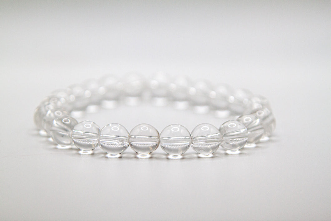 Clear Quartz Bracelet - 8mm