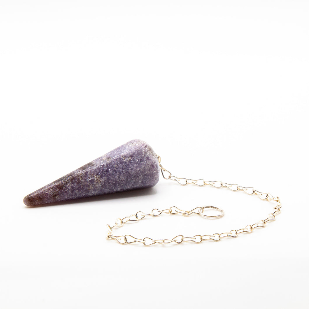 Lepidolite Pendulum