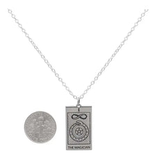 Load image into Gallery viewer, Magician Tarot Card Necklace 2
