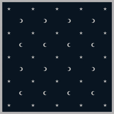 Moon and Stars Velvet Cloth