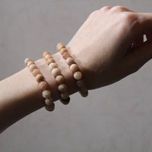 Load image into Gallery viewer, Peach Moonstone Bracelet 1
