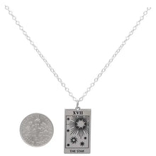 Load image into Gallery viewer, Star Tarot Card Necklace 2
