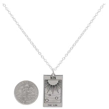 Load image into Gallery viewer, Sun Tarot Card Necklace 2
