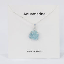 Load image into Gallery viewer, Raw Aquamarine Necklace
