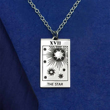 Load image into Gallery viewer, Star Tarot Card Necklace
