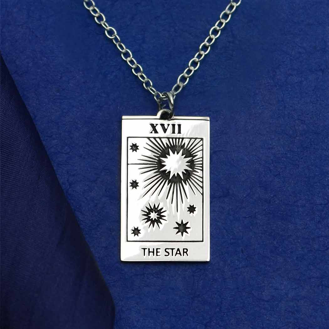 Star Tarot Card Necklace