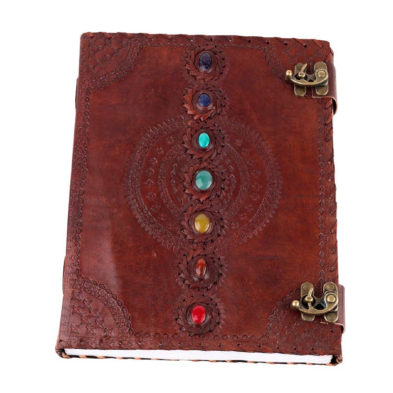 Seven Chakra Leather Journal